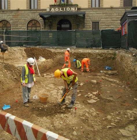 Scavo archeologico preventivo in un cantiere urbano