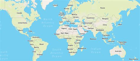 Mappa del mondo con icone che indicano la presenza di officine autorizzate Volvo