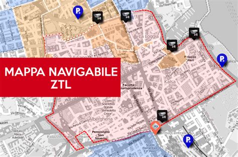 Mappa della ZTL di Messina