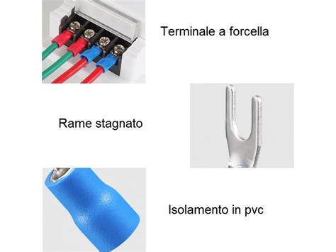 Dettaglio connessioni elettriche volante