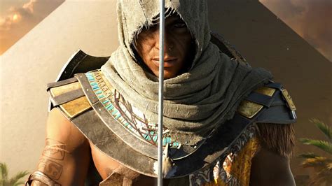Bayek di Siwa e un Phylax in combattimento