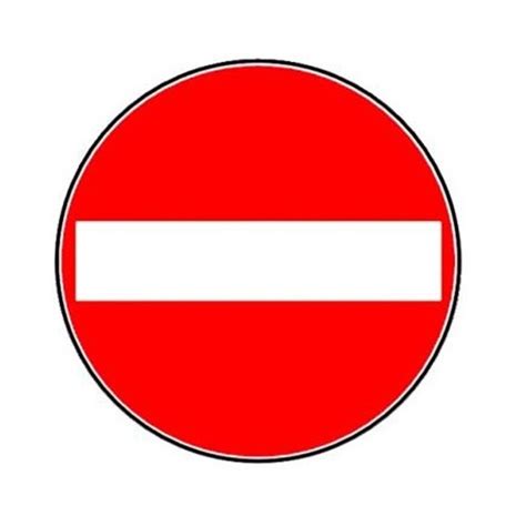 Segnale di divieto di accesso in una ZTL