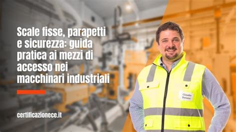Certificazione macchinari industriali