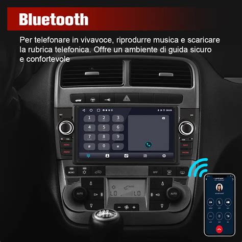 Installazione autoradio Android con schermo touchscreen in Fiat Punto