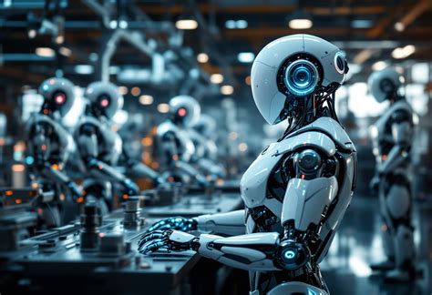 Fabbrica automobilistica con robot che eseguono saldature sul Body In White