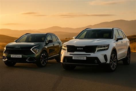 Grafico comparativo di potenza tra Kia Sorento e Kia Stonic