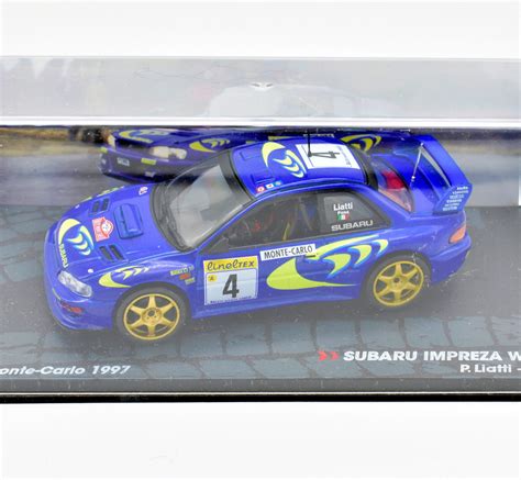 Modellino Subaru Impreza WRC97 Scala 1:43 in esposizione