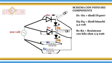 Schema di collegamento resistenza per LED Canbus