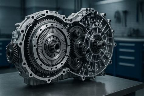 Diagramma di un cambio a doppia frizione