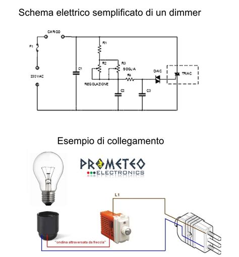 Schema di montaggio lampadina LED