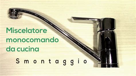 Schema di smontaggio maniglia rubinetto cucina