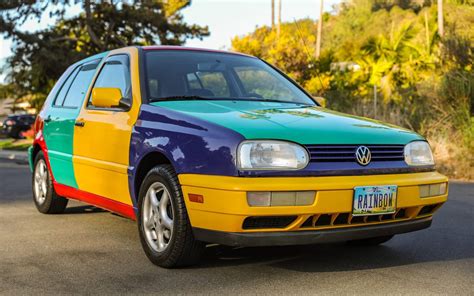 Dettaglio colorazioni della Volkswagen Golf Arlecchino
