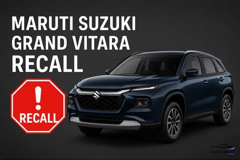 Maruti Suzuki recall notice