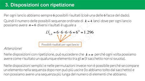 Formula disposizioni con ripetizione