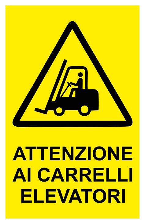 Segnaletica per carrelli elevatori in aree di lavoro