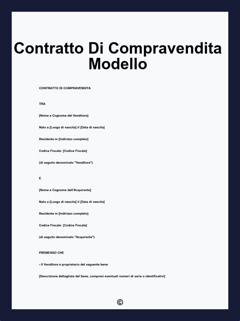 Documenti di un contratto di compravendita auto