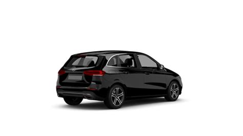 Mercedes Classe B W247 con barre portatutto e box da tetto