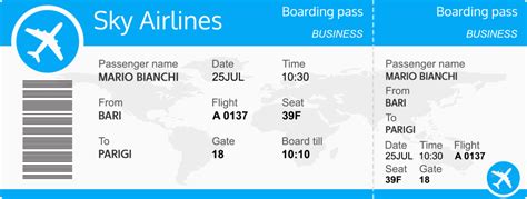 Biglietto aereo e passaporto per viaggio internazionale