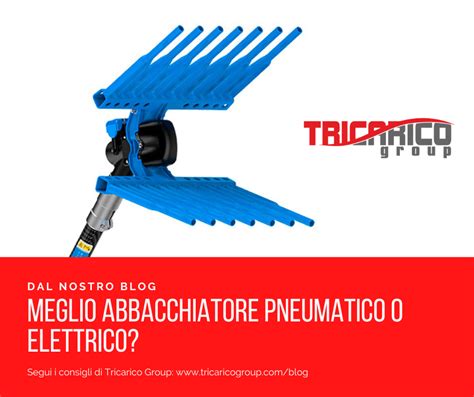 Confronto tra abbacchiatore elettrico e pneumatico