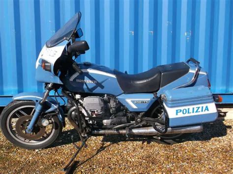 Moto Guzzi Falcone in livrea Polizia Stradale