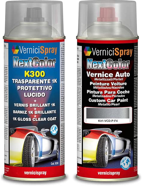 Kit di ritocco vernice auto con flaconi e applicatori