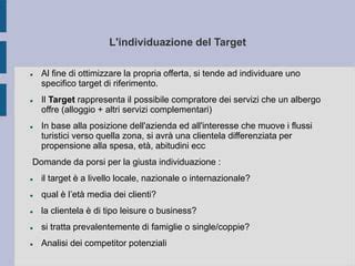 Grafico demografico di un target di clientela automobilistica