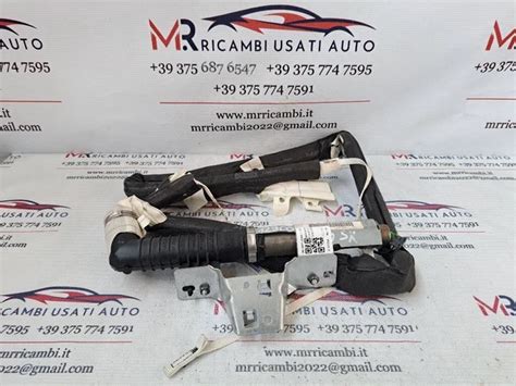 Schema posizione airbag laterali e a tendina Nissan Qashqai