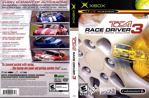 Copertina del videogioco TOCA Race Driver 3
