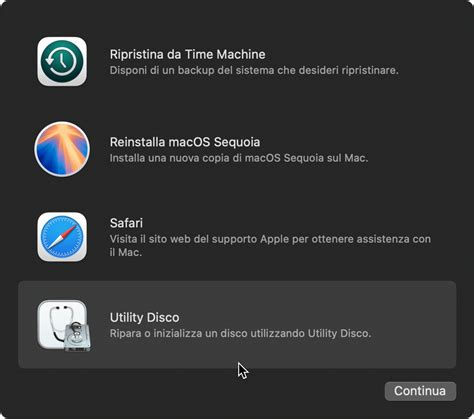 Screenshot di macOS Utility Disco con la finestra di inizializzazione