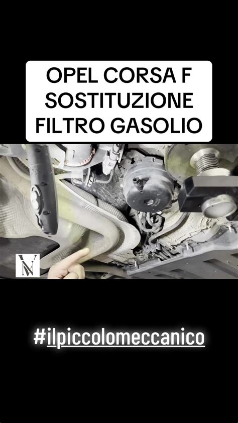 Manutenzione auto: sostituzione filtro gasolio