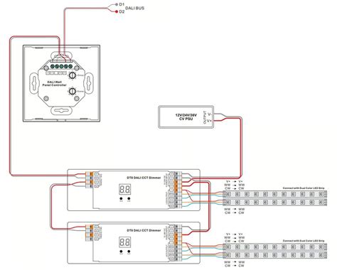 Schema di cablaggio base per luci diurne LED