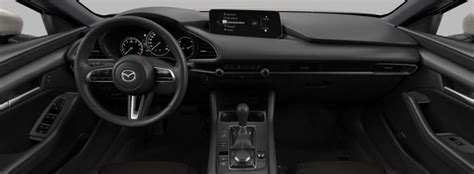 Interni dettagliati della Mazda 3 berlina