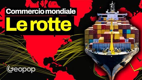 Mappa delle rotte di trasporto merci europee