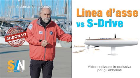 Confronto tra sistema a linea d'asse e sail drive