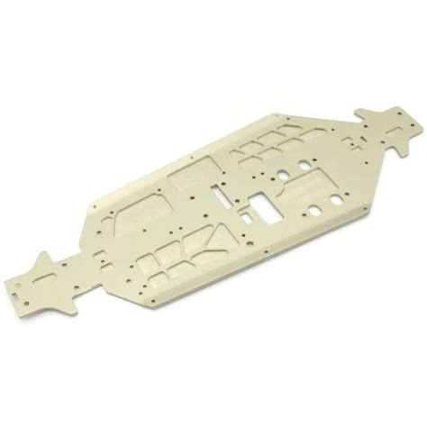 Vista esplosa del telaio Kyosho Inferno 1/8 con evidenza della trasmissione 4WD