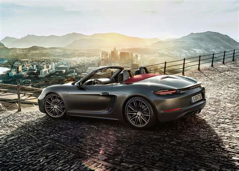 Blocco CAD di una Porsche 718 Boxster vista laterale