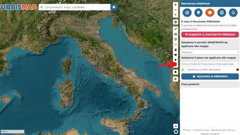 Mappa delle zone di consegna del corriere