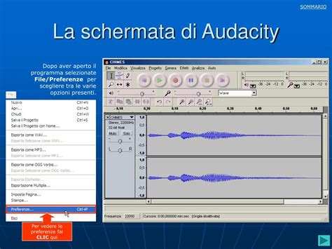 Schermata delle Macro in Audacity