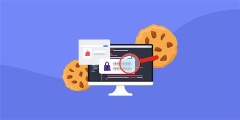 Illustrazione di cookies e privacy online