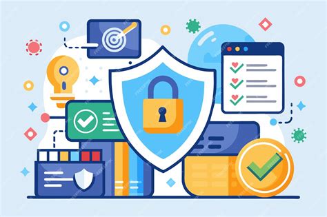 Data privacy and security icons