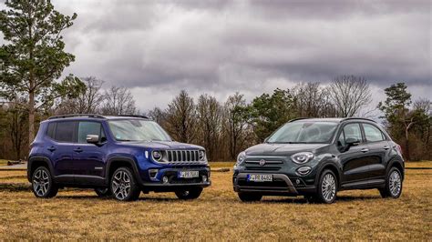 Fiat 500X e Jeep Renegade fianco a fianco