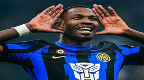 Marcus Thuram con la maglia dell'Inter
