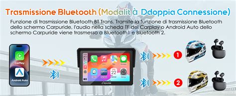 Schema di connessione Bluetooth tra smartphone e autoradio