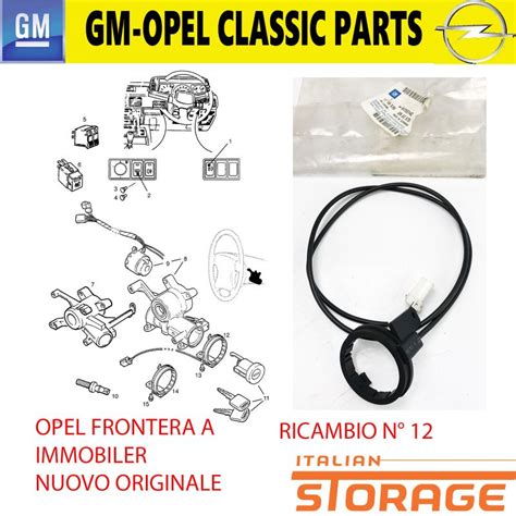Codice ricambio Opel Frontera A