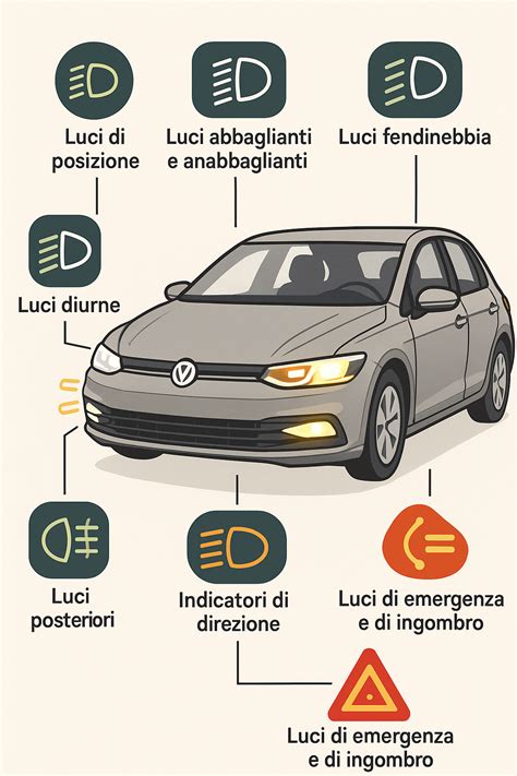 Schema utilizzo luci auto