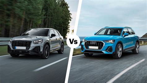 Confronto grafico tra Audi Q2 e Nissan Qashqai
