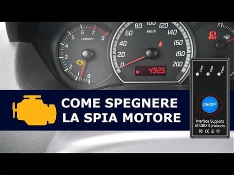 Spia avaria motore