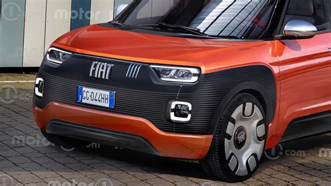 Illustrazione concettuale della nuova Fiat Panda