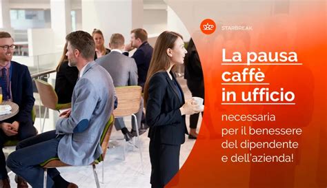 Dipendenti che si godono una pausa caffè durante una giornata lavorativa