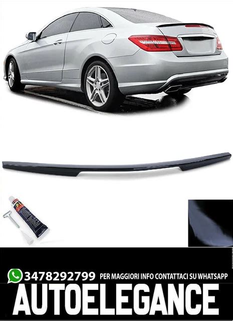 Diffusore posteriore Mercedes Classe E C207 Coupé con pacchetto Sport
